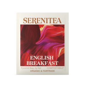 SereniTea English Breakfast Pyramid Tea Bags