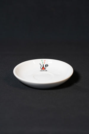 COFFICO CUPS AND SAUCERS - WHITE