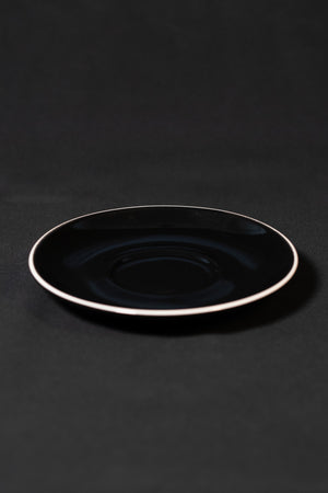 COFFICO CUPS AND SAUCERS - BLACK