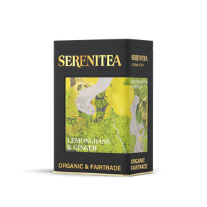 SereniTea Storage Tin for Lemongrass & Ginger Tea