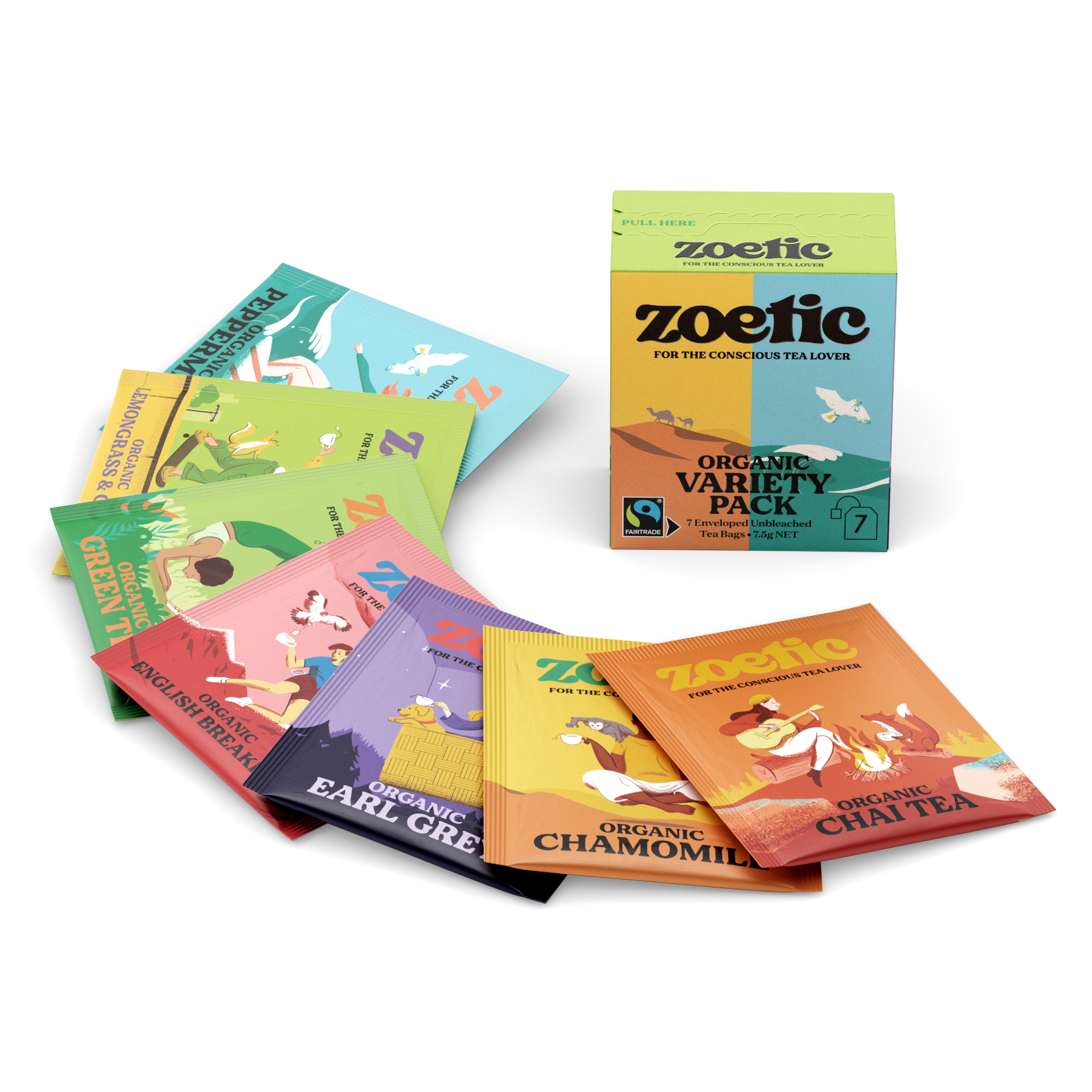 Zoetic Tea Bag Variety Pack