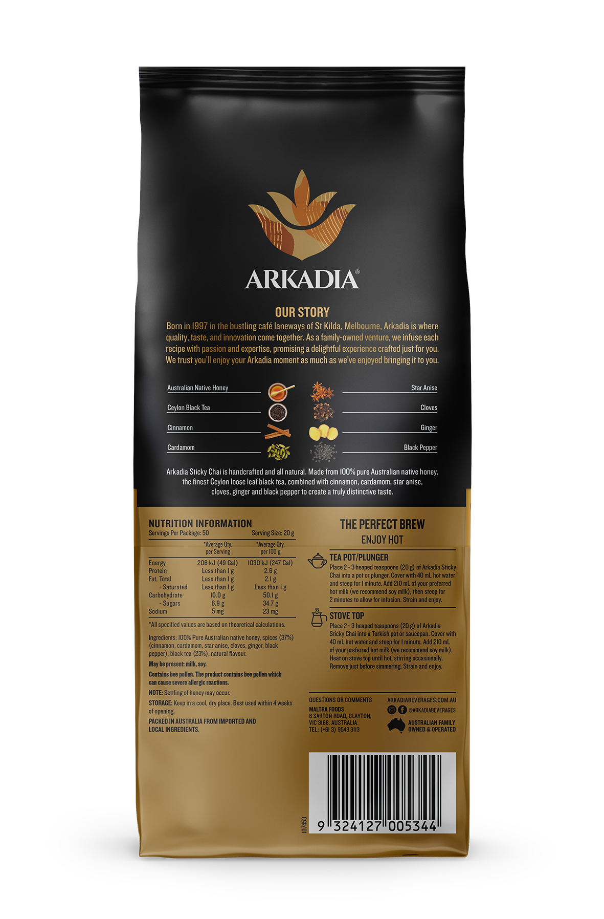 ARKADIA Sticky Chai