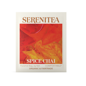 SereniTea Spice Chai Pyramid Tea Bags