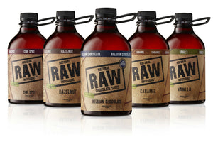 RAW INFUSIONS FLAVOURED SYRUPS- CARAMEL 1L