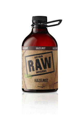 RAW INFUSIONS FLAVOURED SYRUPS- HAZELNUT 1L