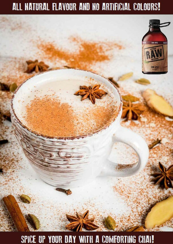 RAW INFUSIONS FLAVOURED SYRUPS CHAI SPICE 1L Coffico Coffee