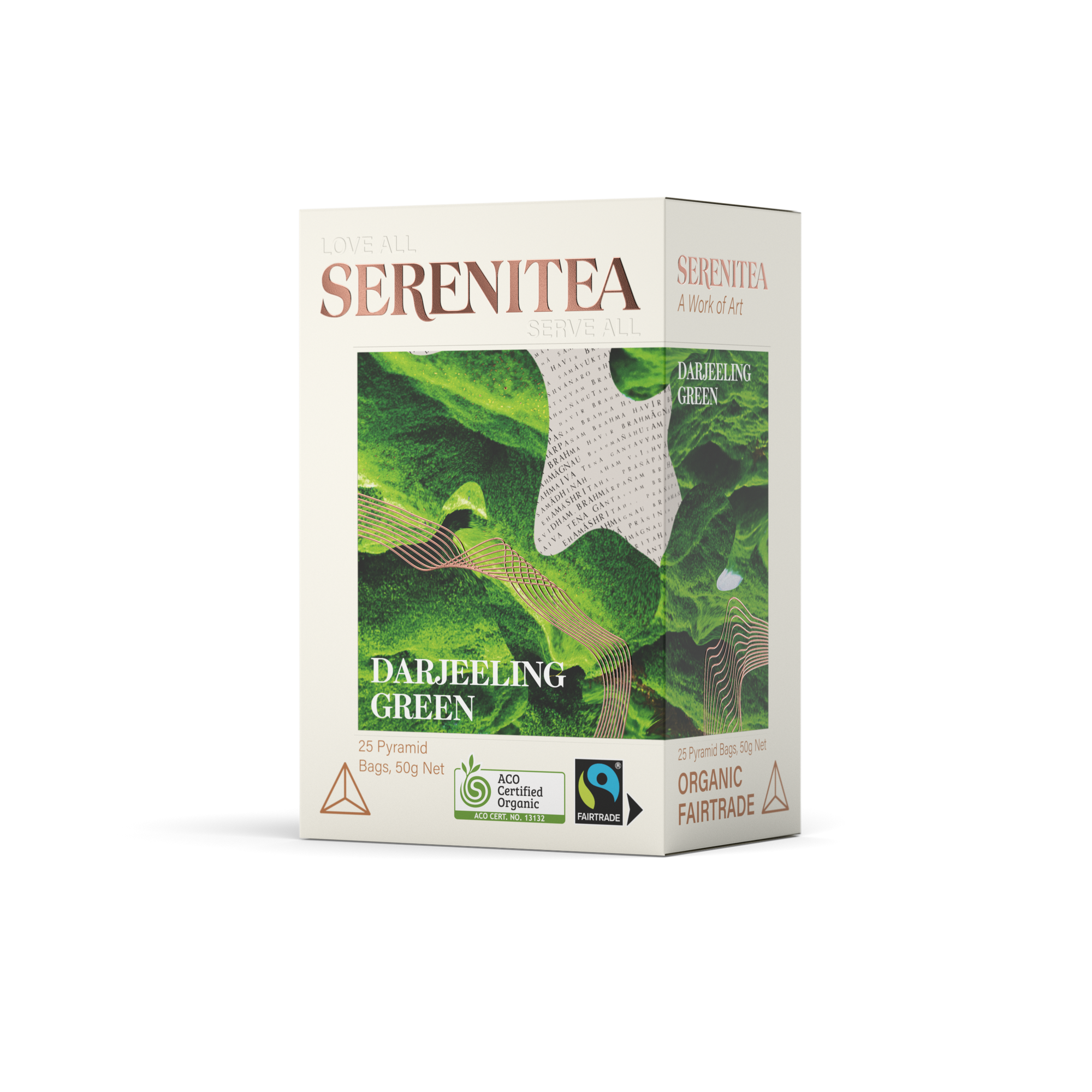 SereniTea Darjeeling Green Pyramid Tea Bags