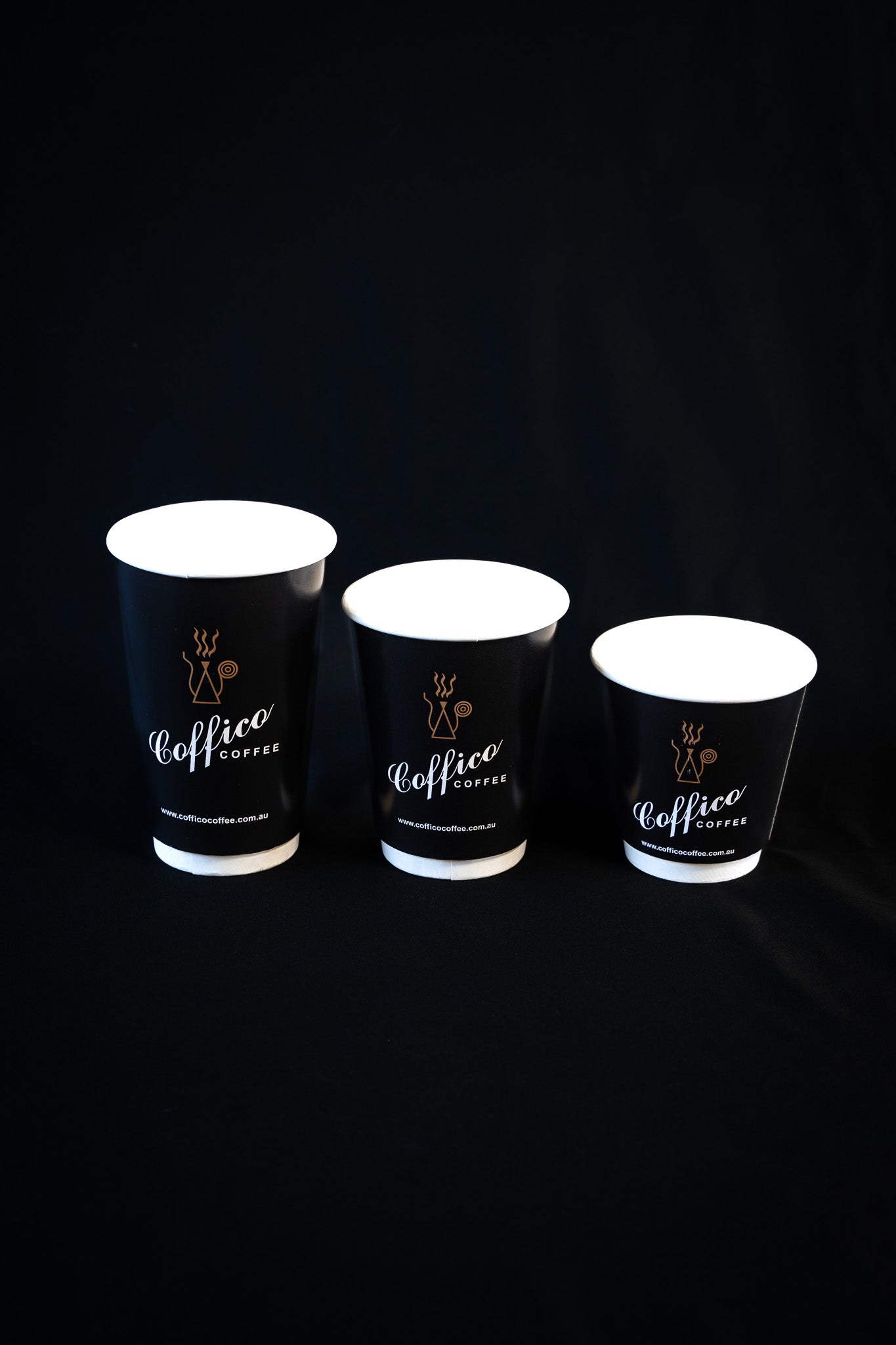 COFFICO COFFEE PRINTED DOUBLE WALL CUPS
