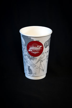 HENDRICKS PRINTED DOUBLE WALL CUPS
