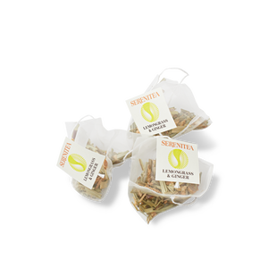 SereniTea Lemongrass & Ginger Pyramid Tea Bags