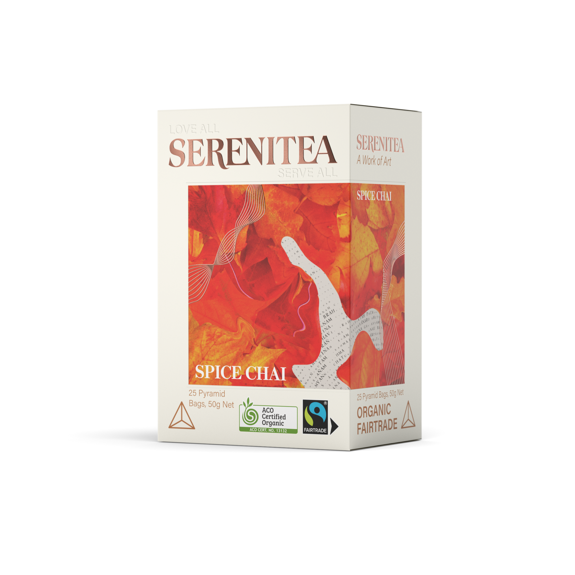 SereniTea Spice Chai Pyramid Tea Bags