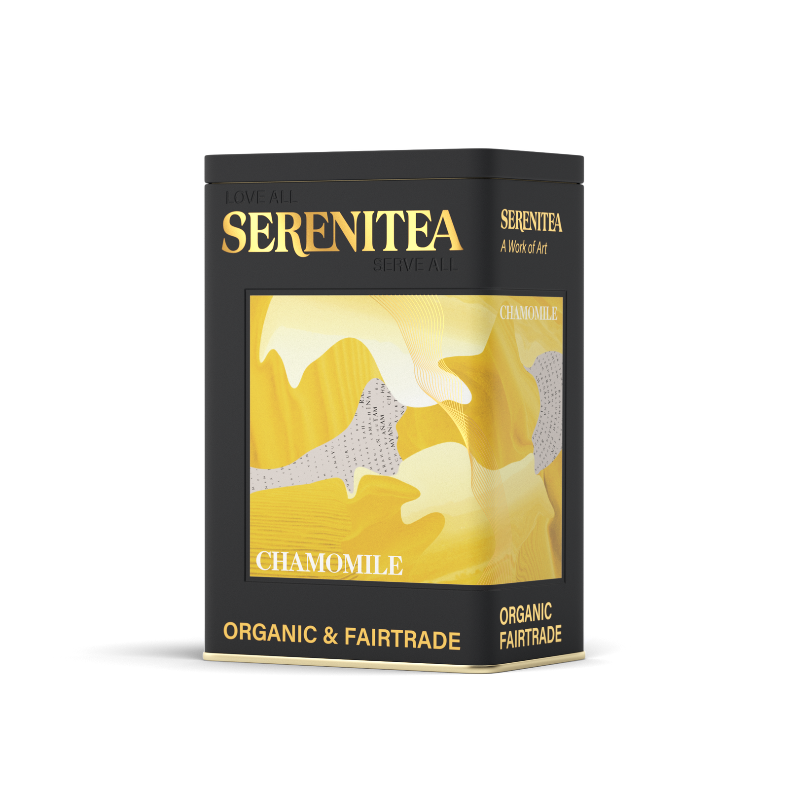 SereniTea Storage Tin for Chamomile Herbal Tea