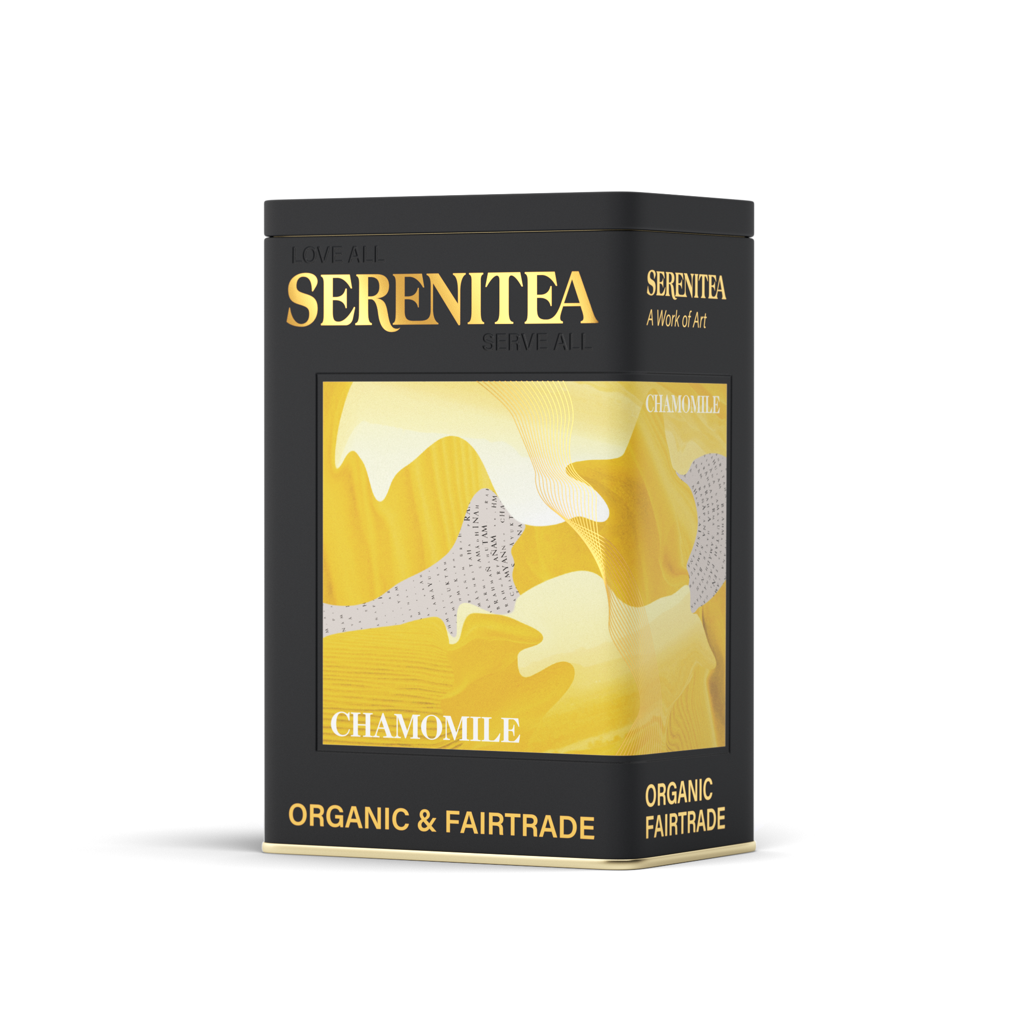 SereniTea Storage Tin for Chamomile Herbal Tea