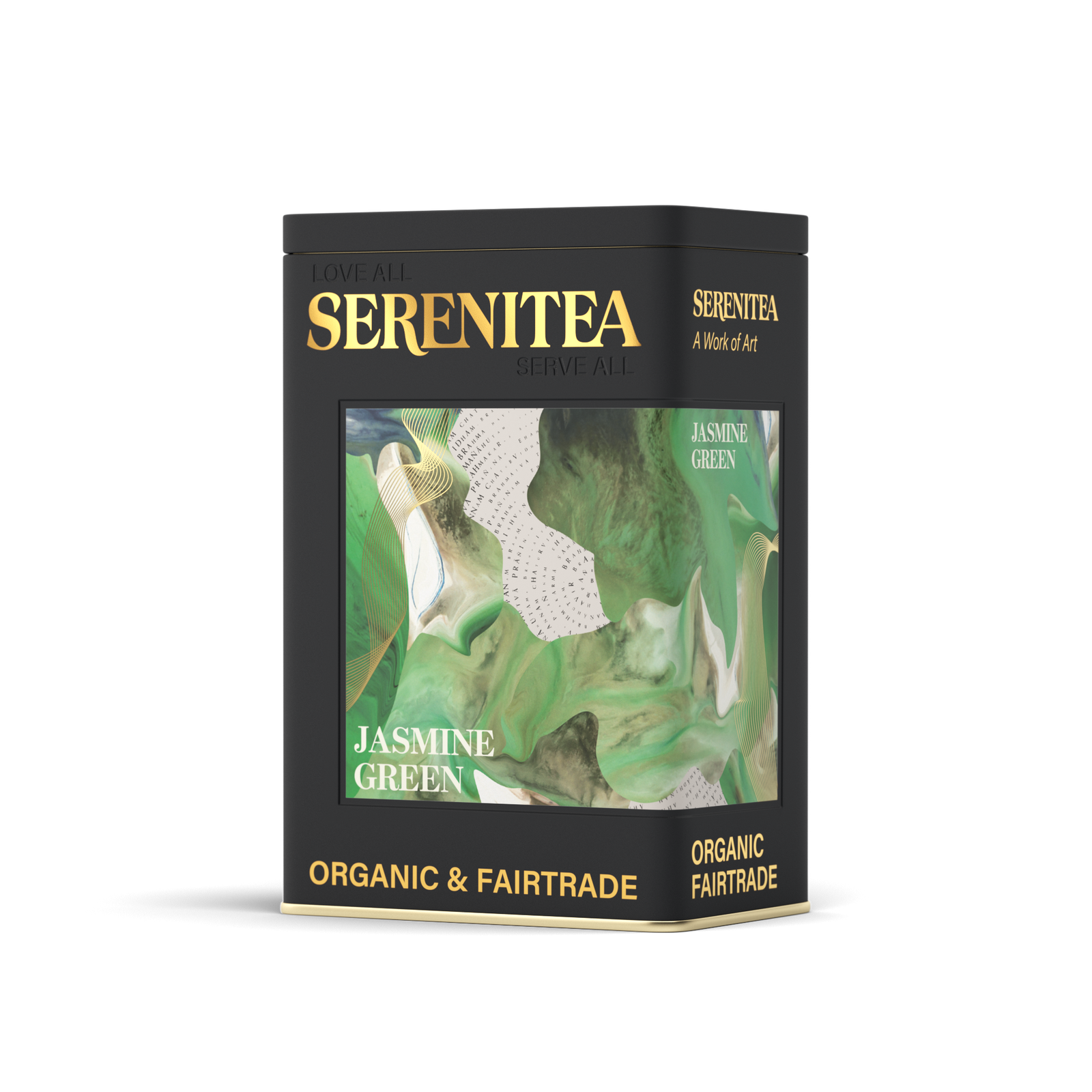 SereniTea Storage Tin for Jasmine Green Tea
