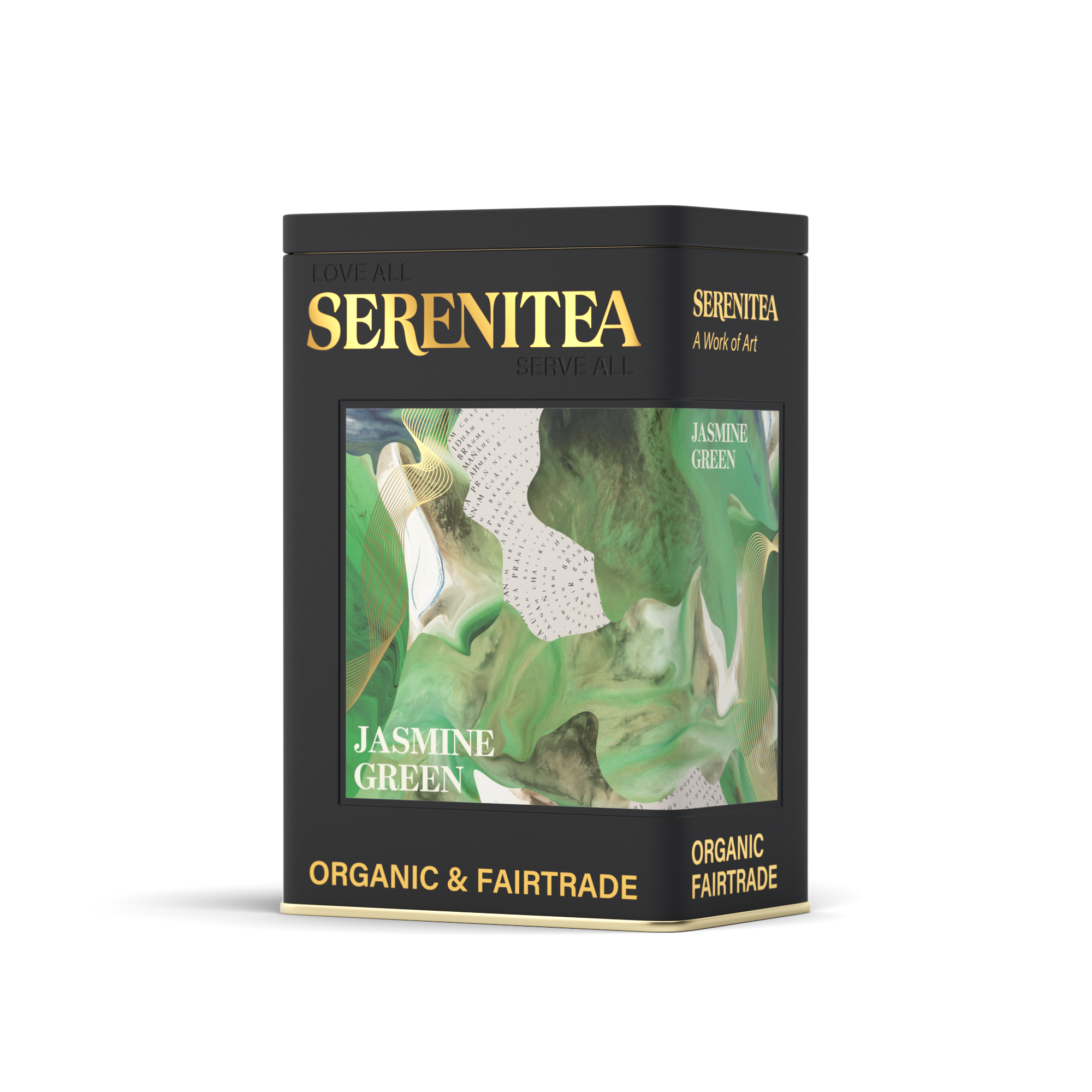 SereniTea Storage Tin for Jasmine Green Tea