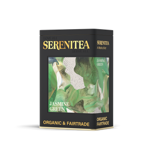 SereniTea Storage Tin for Jasmine Green Tea