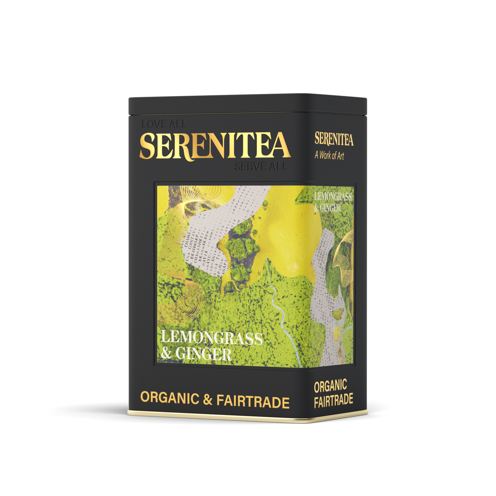 SereniTea Storage Tin for Lemongrass & Ginger Tea