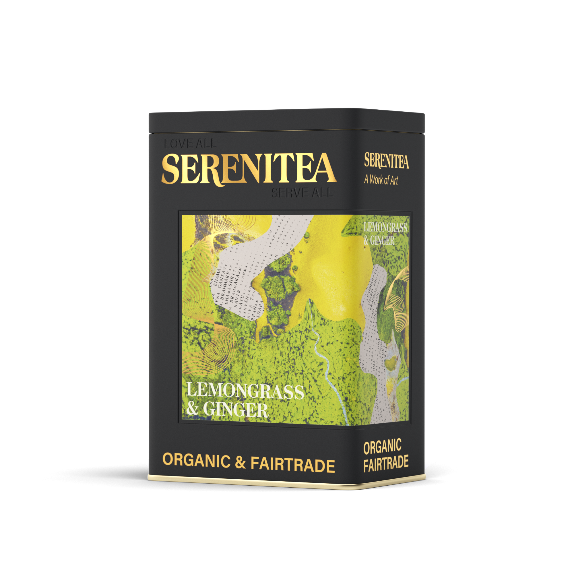 SereniTea Storage Tin for Lemongrass & Ginger Tea