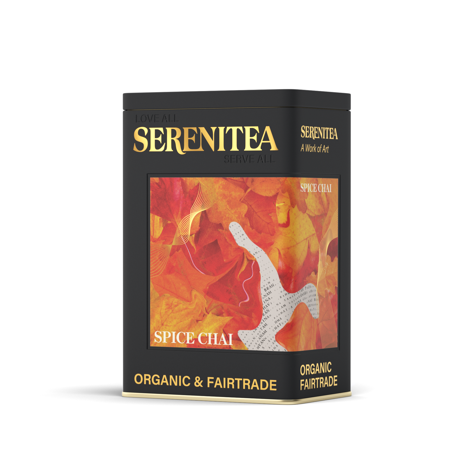 SereniTea Storage Tin for Spice Chai Tea