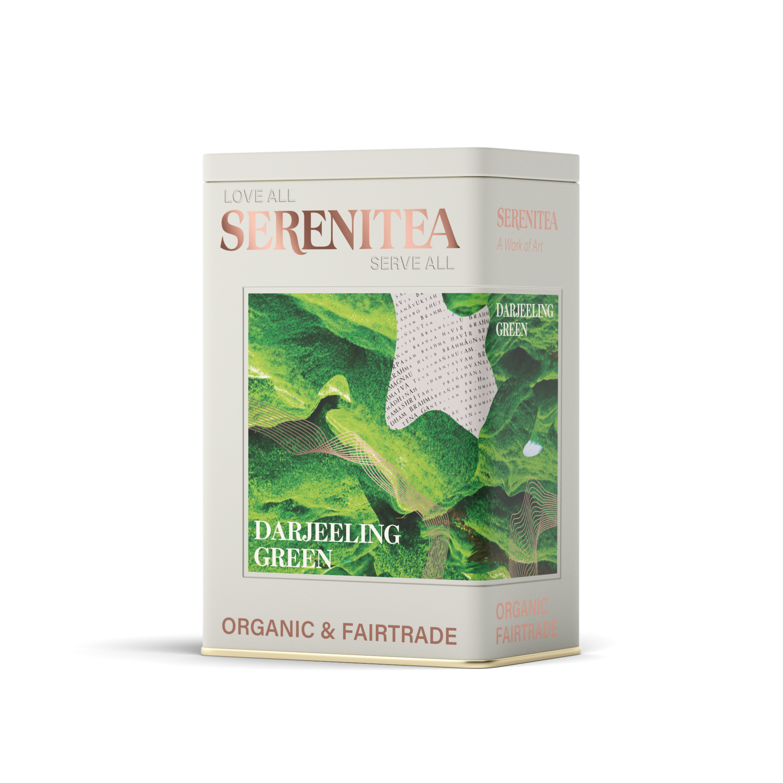 SereniTea Storage Tin for Darjeeling Green Tea