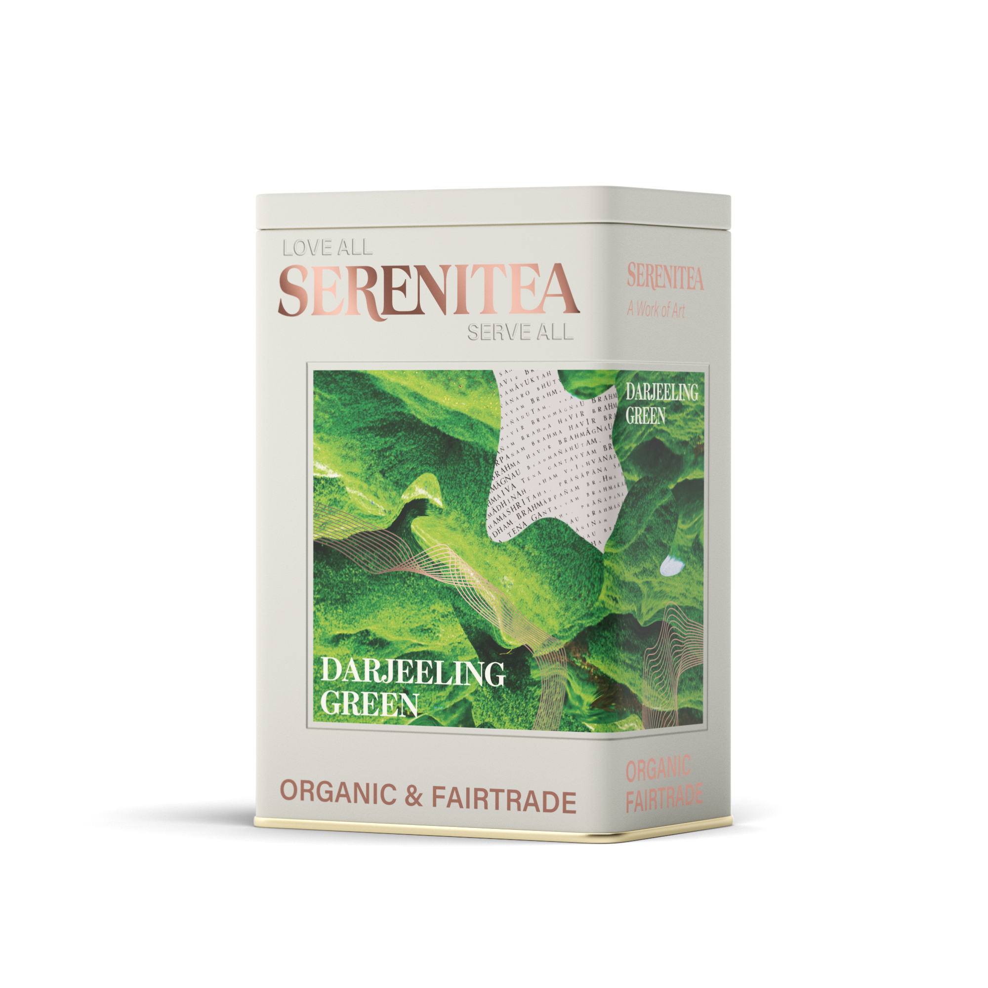 SereniTea Storage Tin for Darjeeling Green Tea