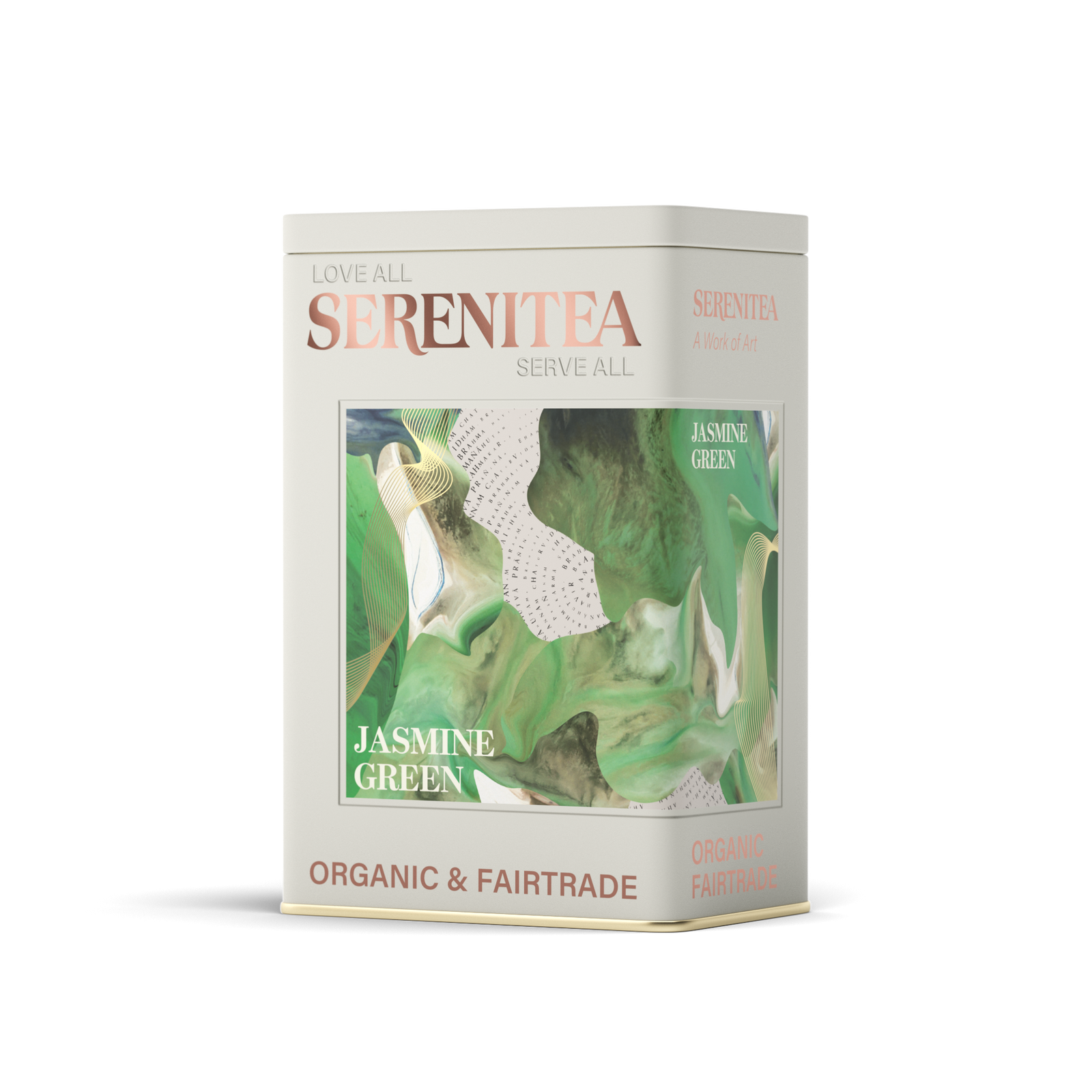 SereniTea Storage Tin for Jasmine Green Tea