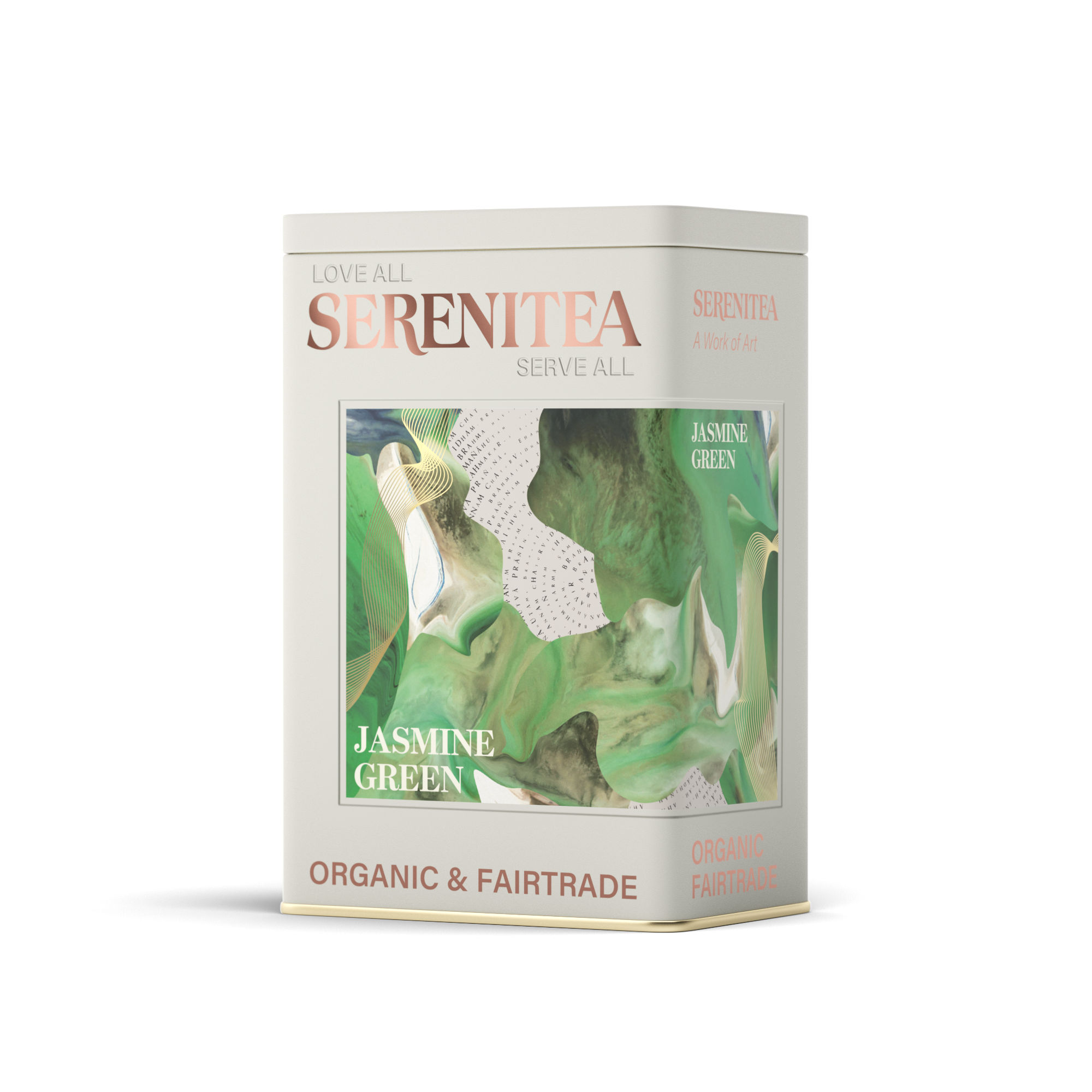 SereniTea Storage Tin for Jasmine Green Tea