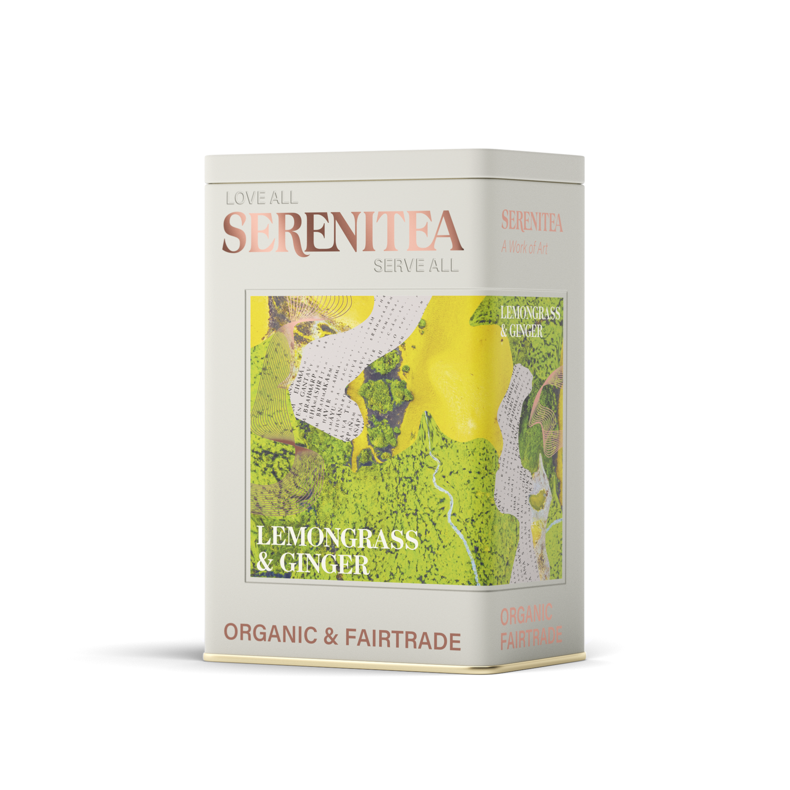 SereniTea Storage Tin for Lemongrass & Ginger Tea