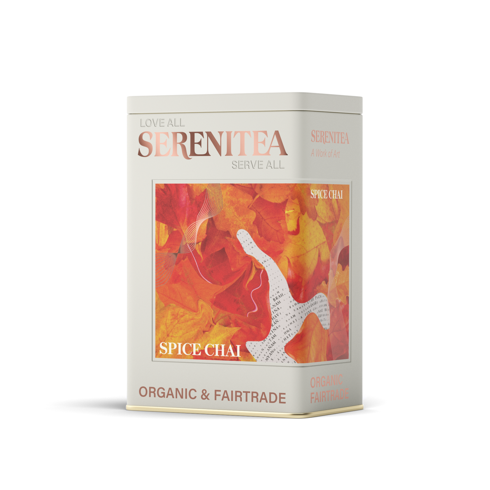 SereniTea Storage Tin for Spice Chai Tea