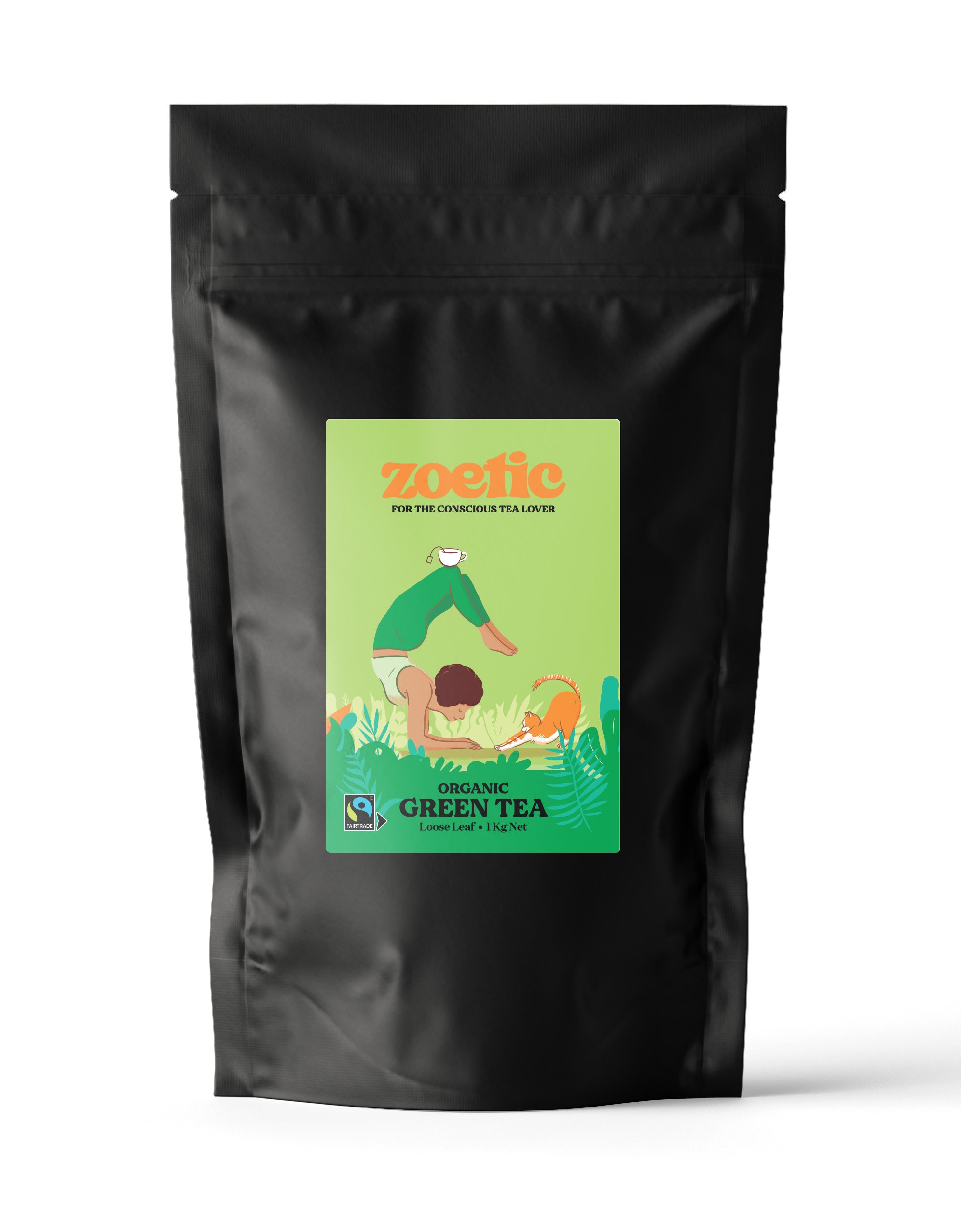 Zoetic Green Tea 1Kg Loose Leaf Tea