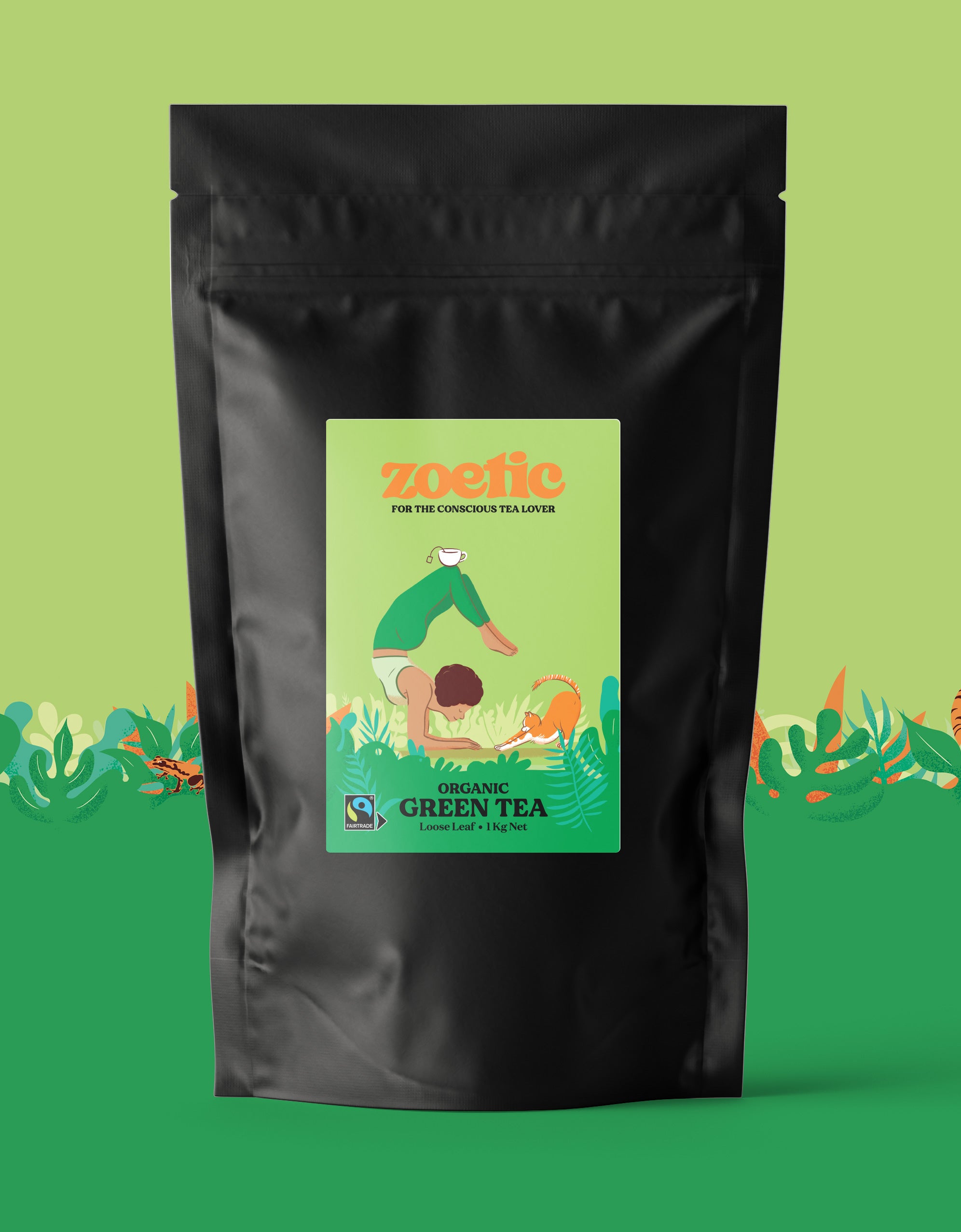 Zoetic Green Tea 1Kg Loose Leaf Tea