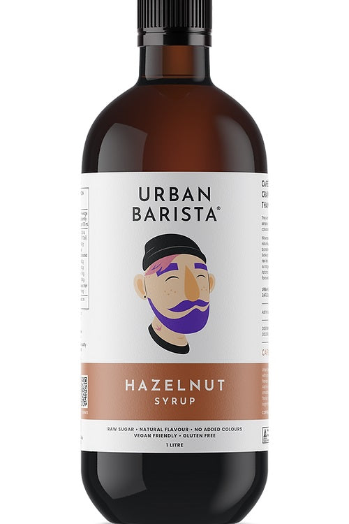 URBAN BARISTA HAZELNUT NATURAL SYRUP 1L